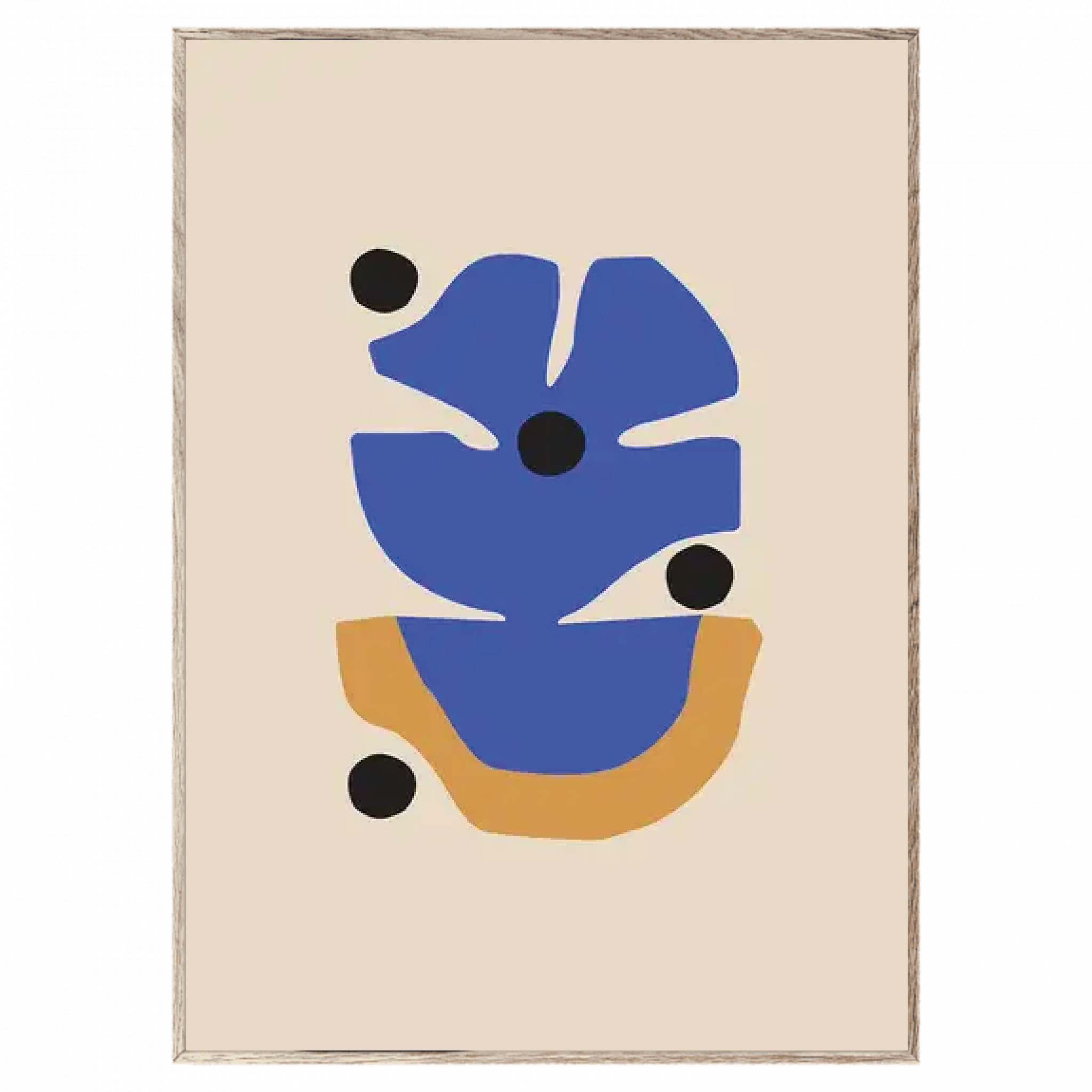 PAPER COLLECTIVE Flor Azul - 30x40 Art print