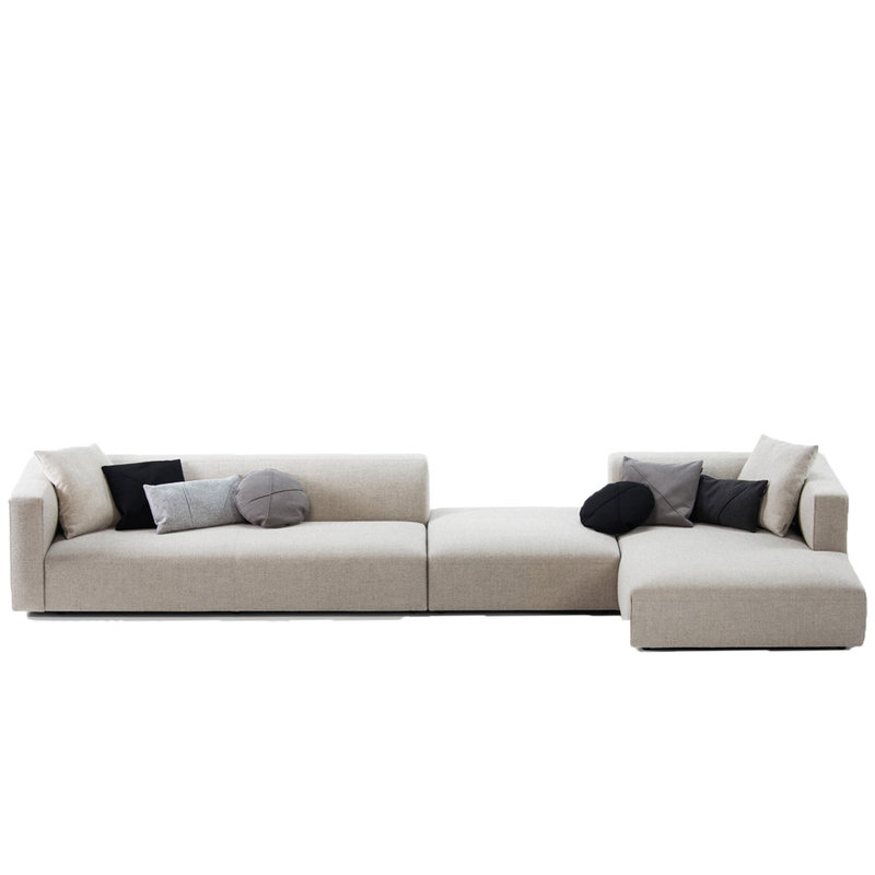 Prostoria Modulaire sofa MATCH L 83 - 2seater+armrestL + island  + chaiselongueR - CREPE300