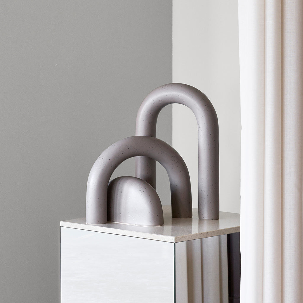 Kristina Dam Cupola Sculpture - Earthware - Brown