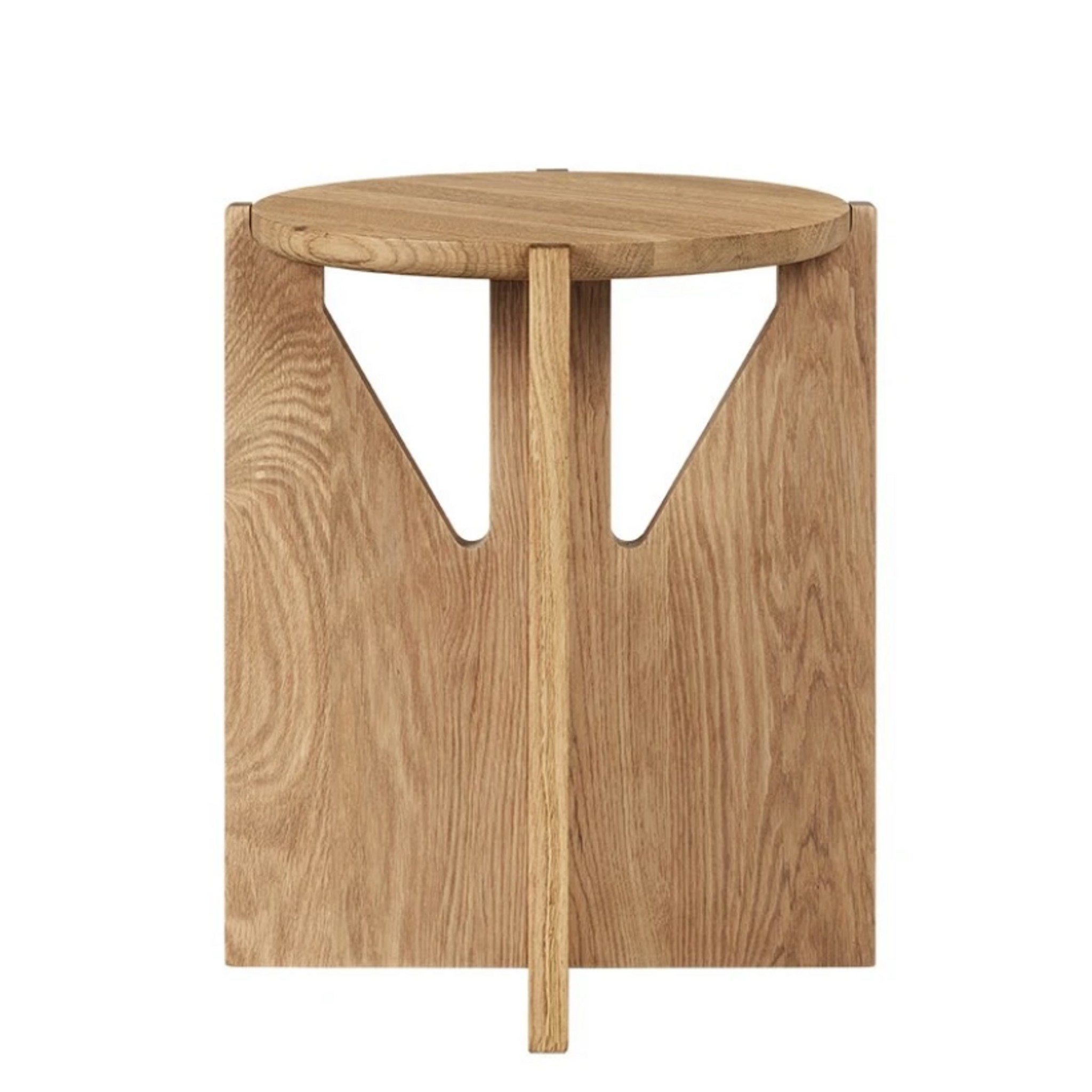 Kristina Dam Simple Stool - Natural Oiled oak
