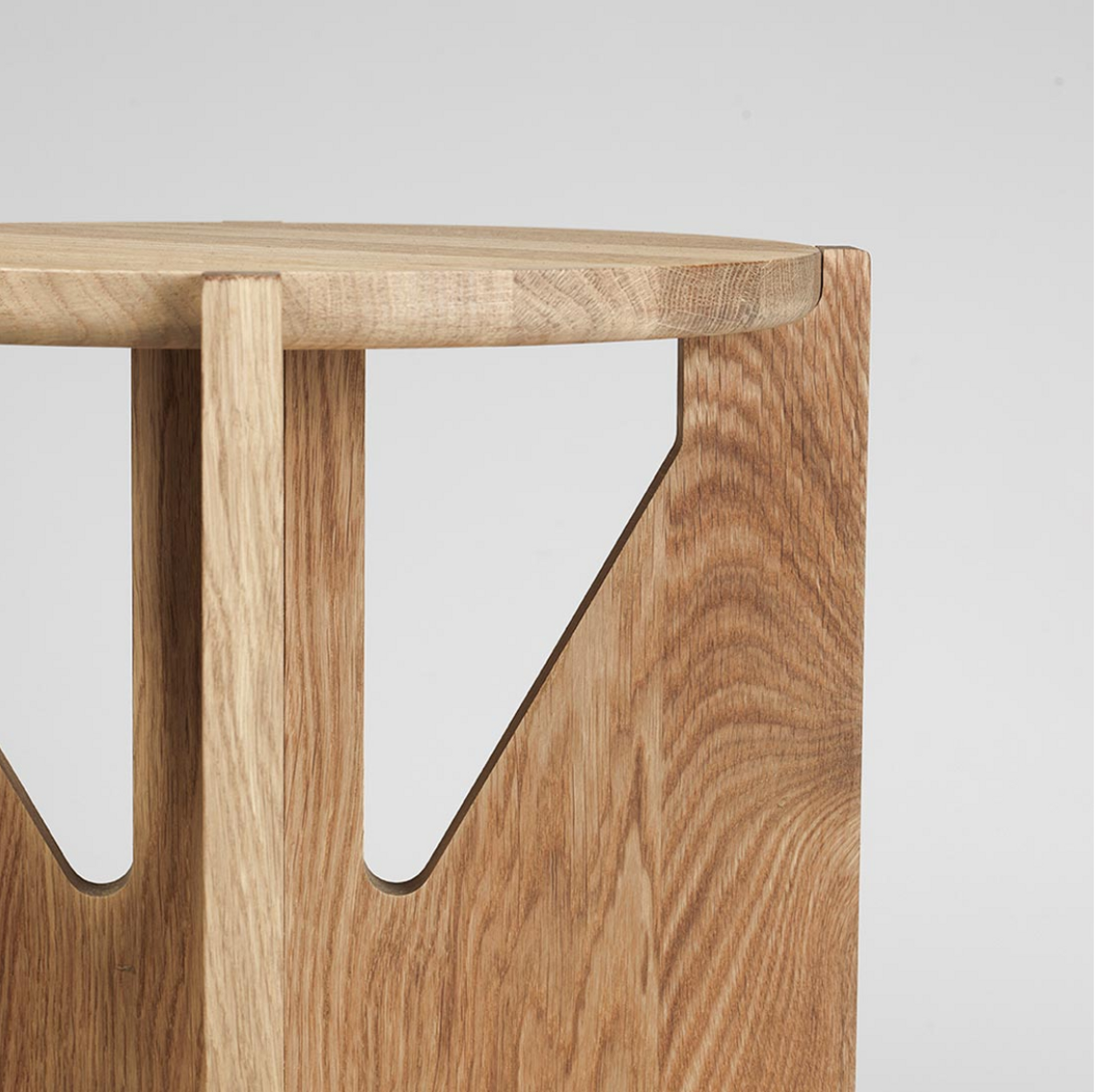 Kristina Dam Simple Stool - Natural Oiled oak