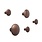 Muuto The Dots Metal - Set - Umber