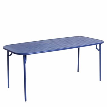 Petite Friture Week-end Rectangle table Medium - Blue