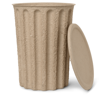 Ferm Living Paper Pulp Paper Bin - Brown