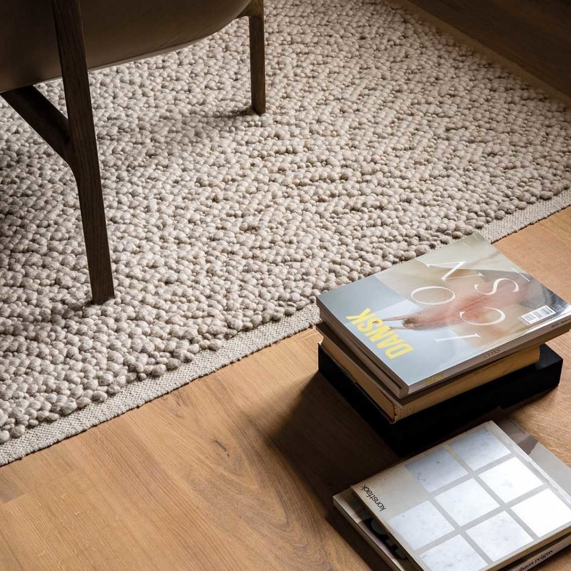 Audo Copenhagen Gravel Rug, 200x300, Ivory