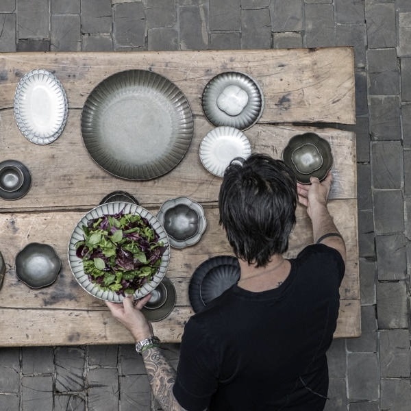 Serax DINNER SET INKU L32,5 x B33,5 x H16,2 WIT