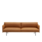 Muuto OUTLINE SOFA 3-Seater - Refine Leather Cognac/Black