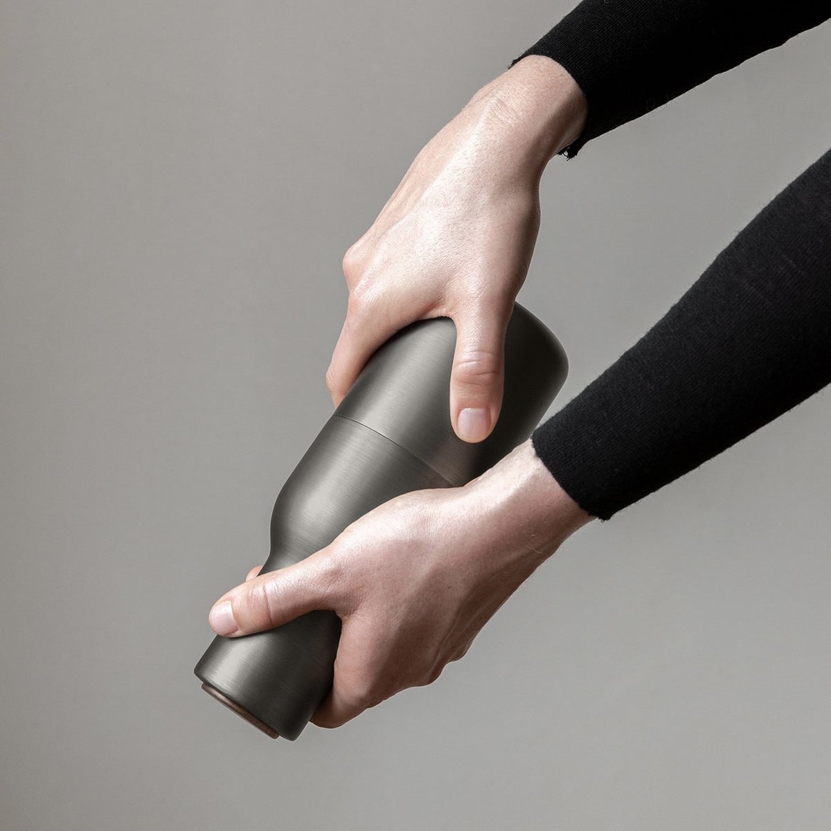 Audo Copenhagen Bottle Grinder, Nudes, Walnut, 2-pack