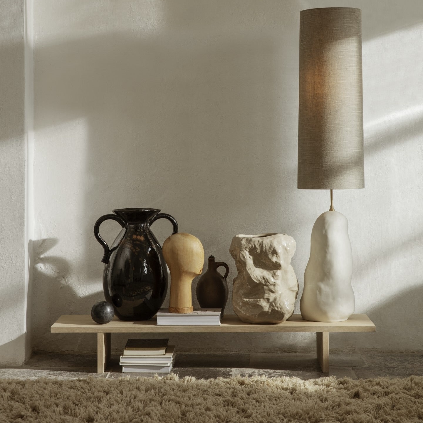 Ferm Living Kona Display Table - Natural Oak