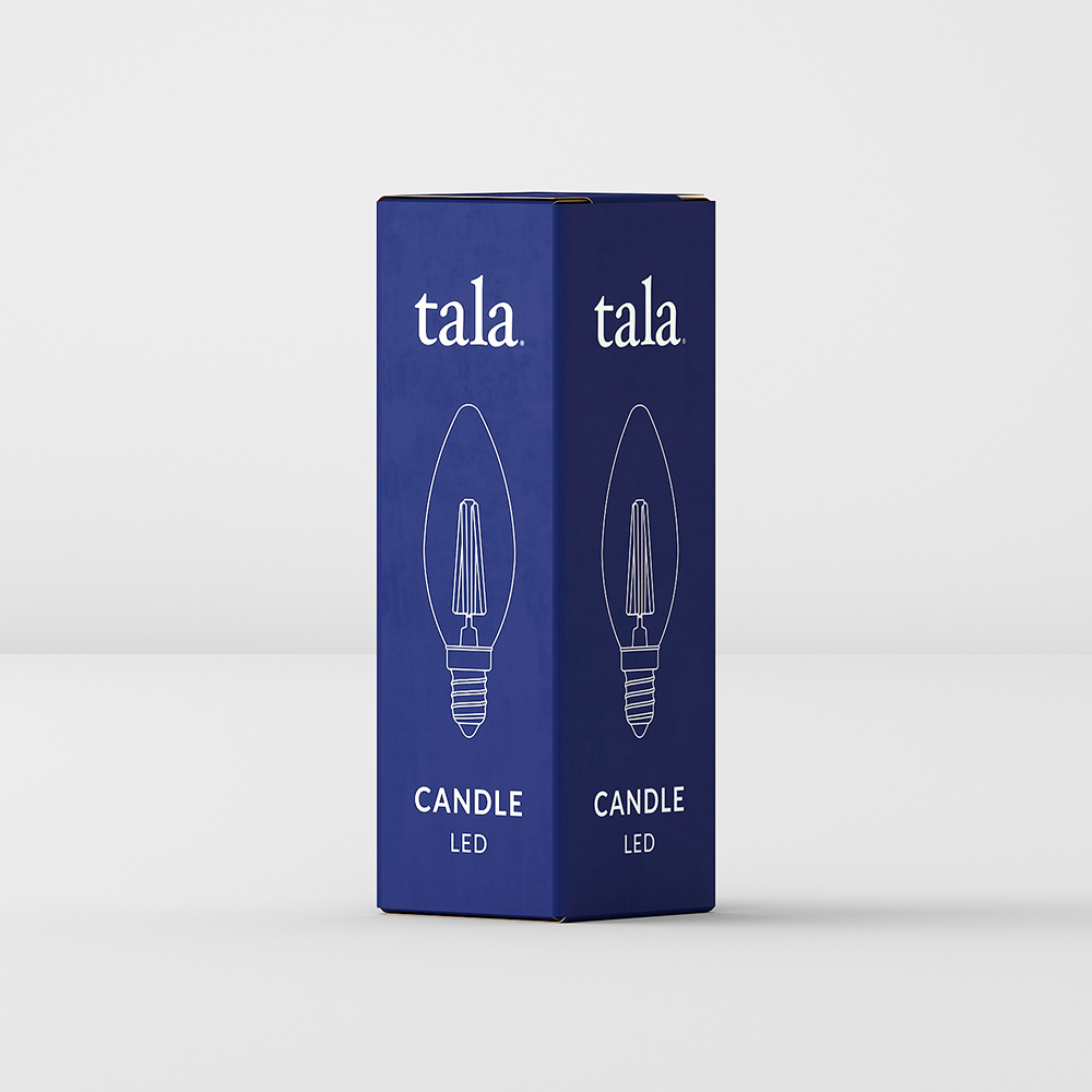 TALA BULB Candle 4W LED 2500K Not Tinted E14