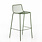 Pedrali Barstool NOLITA 3657, seat height 650mm, sage green powder coated for outdoor (VE100)