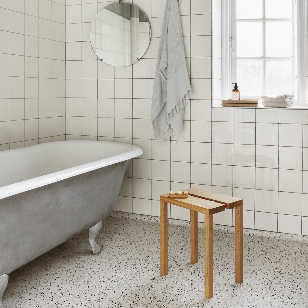 Moebe Peg Stool - Oak