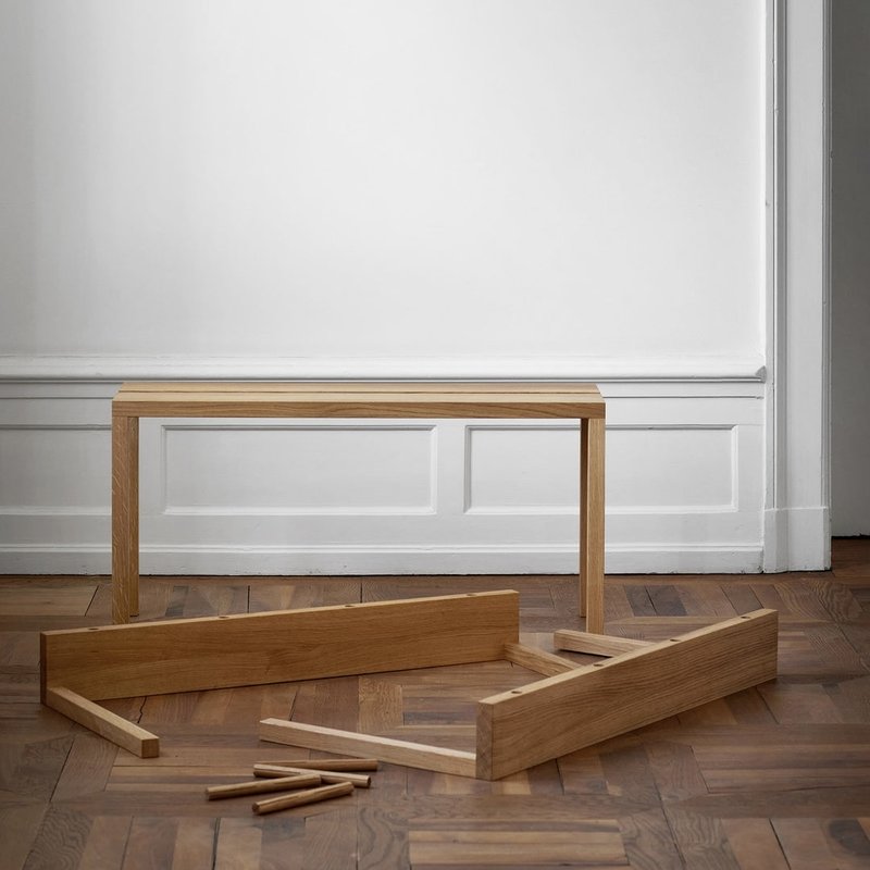 Moebe Peg Bench - Oak