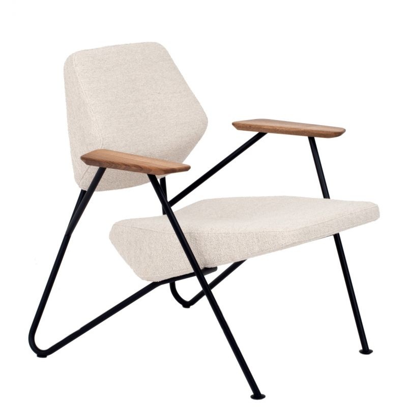 Prostoria Polygon lounge chair - Orsetto 01-1/Walnut