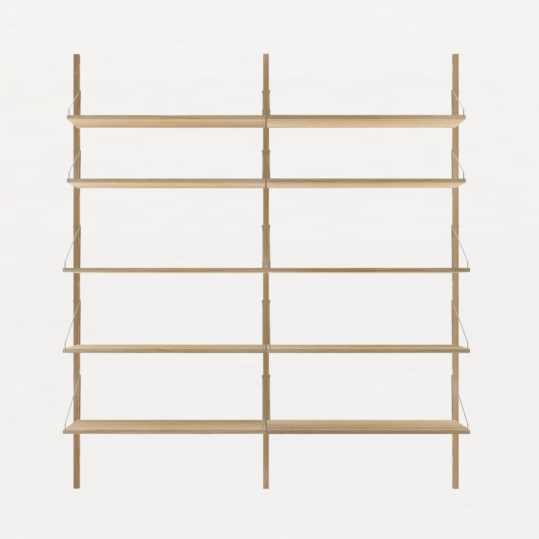 FRAMA Shelf Library Double Section | Natural Oak | H1852 / W80