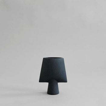 Sphere Vase Square, Mini - Black