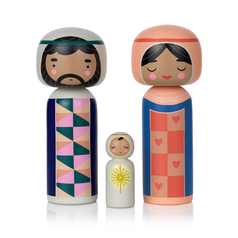 Lucie  Kaas Kokeshi - Sketch.inc - Nativity Set