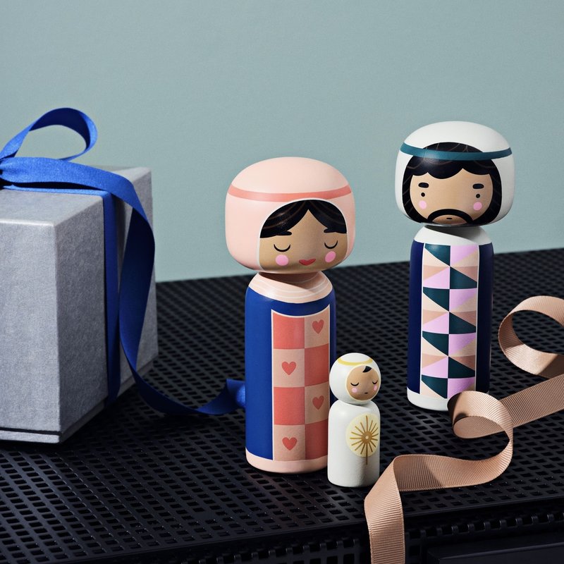 Lucie  Kaas Kokeshi - Sketch.inc - Nativity Set