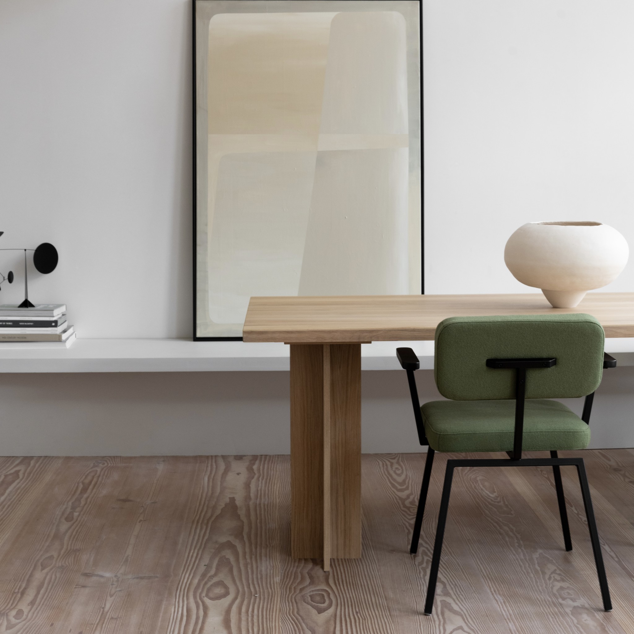 STUDIO HENK Eettafel rechthoekig - Column - 240 x 90 cm - standaard - Eiken natural hardwax olie