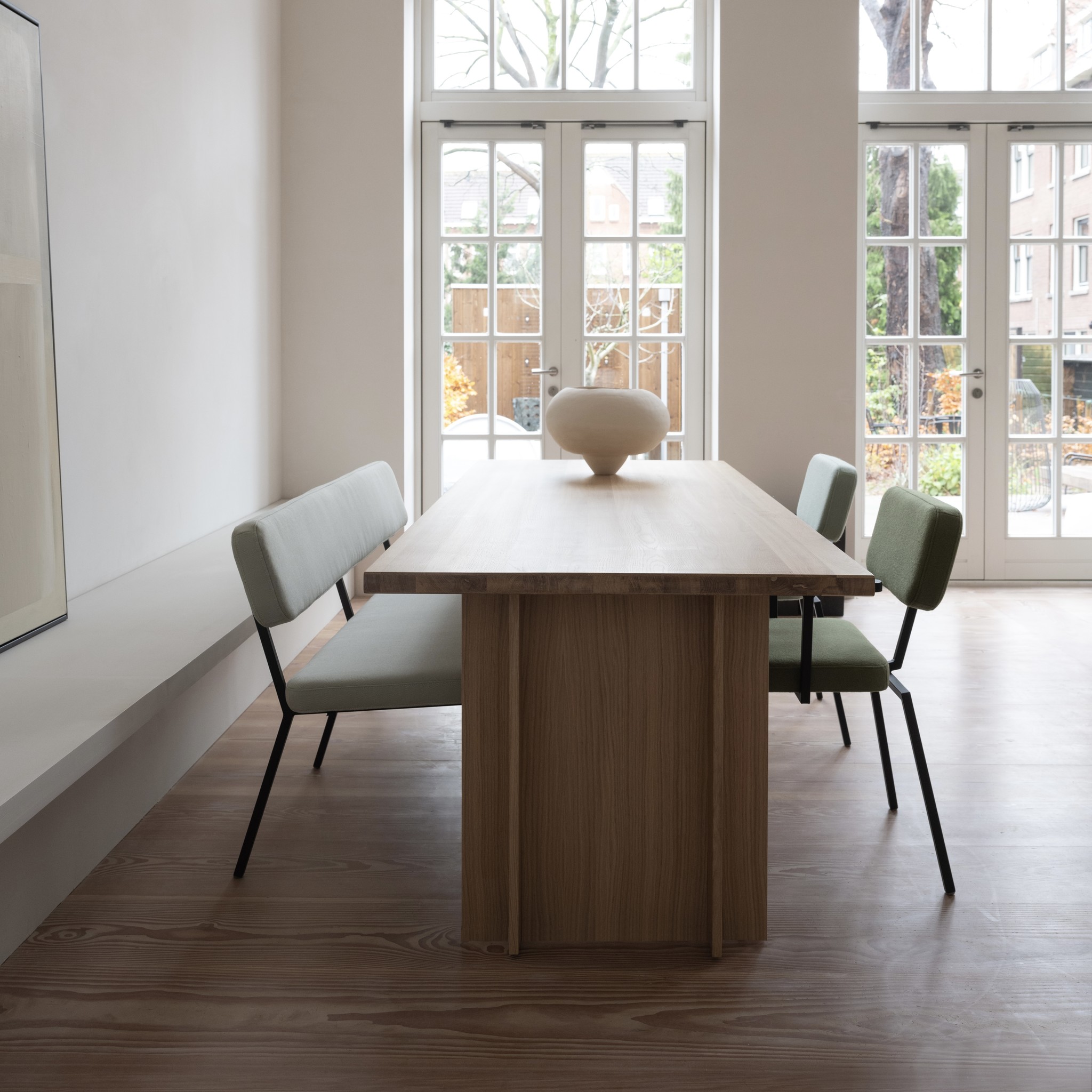 STUDIO HENK Eettafel rechthoekig - Column - 240 x 90 cm - standaard - Eiken natural hardwax olie