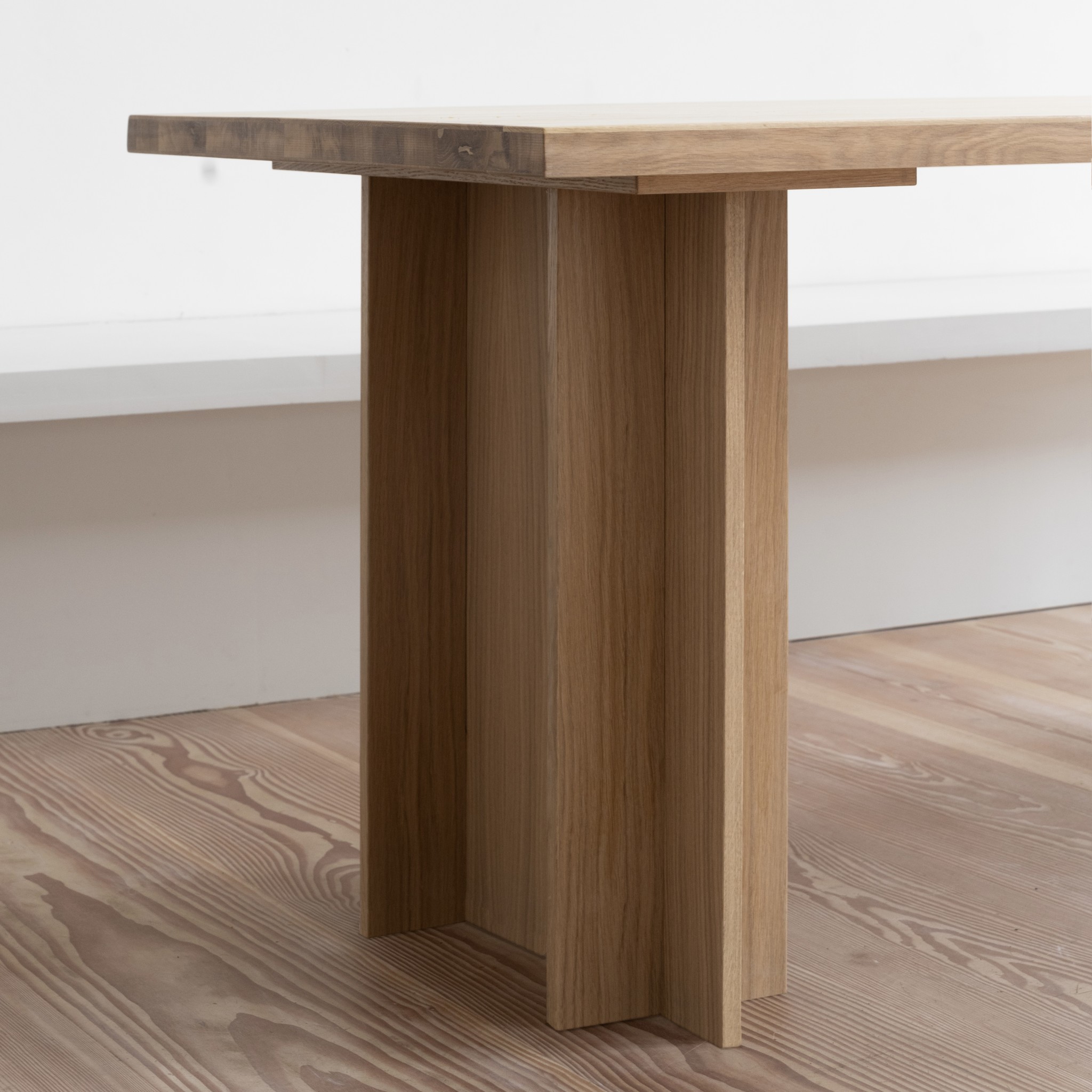 STUDIO HENK Eettafel rechthoekig - Column - 240 x 90 cm - standaard - Eiken natural hardwax olie