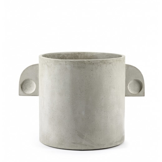 Serax POT ART DECO ROND GRIJZE BETON D38 H38