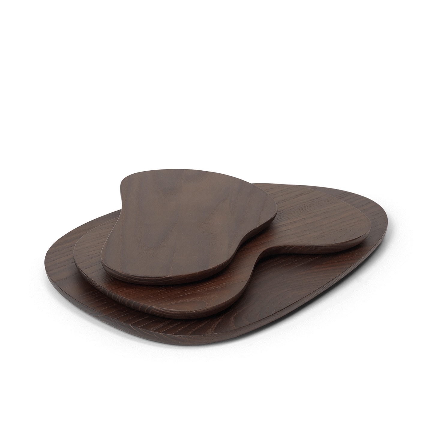 Ferm Living Cairn Cutting Boards - Set of 3 - Dark Brown