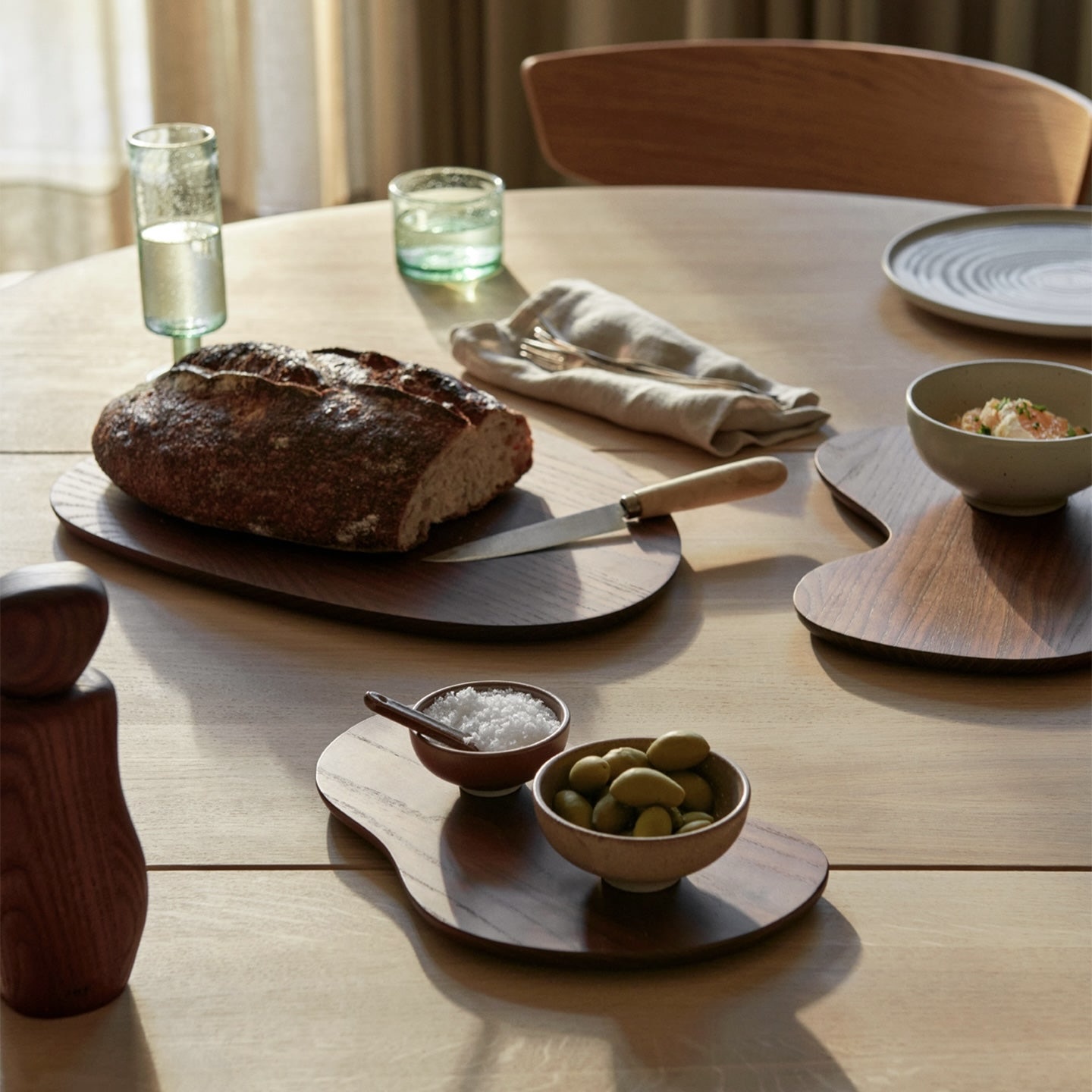 Ferm Living Cairn Cutting Boards - Set of 3 - Dark Brown