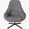 Bolia Saga Armchair - London multi grey - black steel