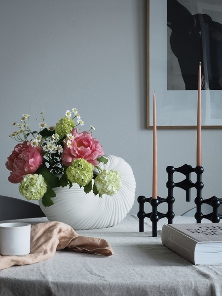 STOFF Nagel STOFF Nagel candle holder 6,5 x 10,2 BLACK