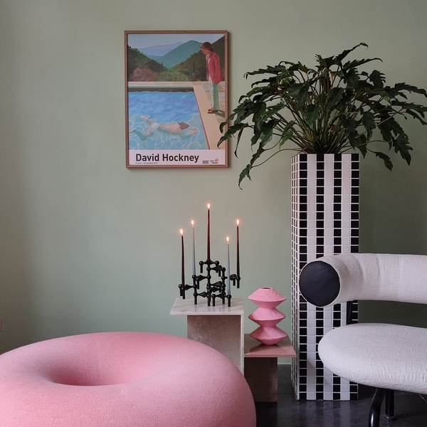 STOFF Nagel STOFF Nagel candle holder set with 3 pcs 6,5 x 10,2 BLACK