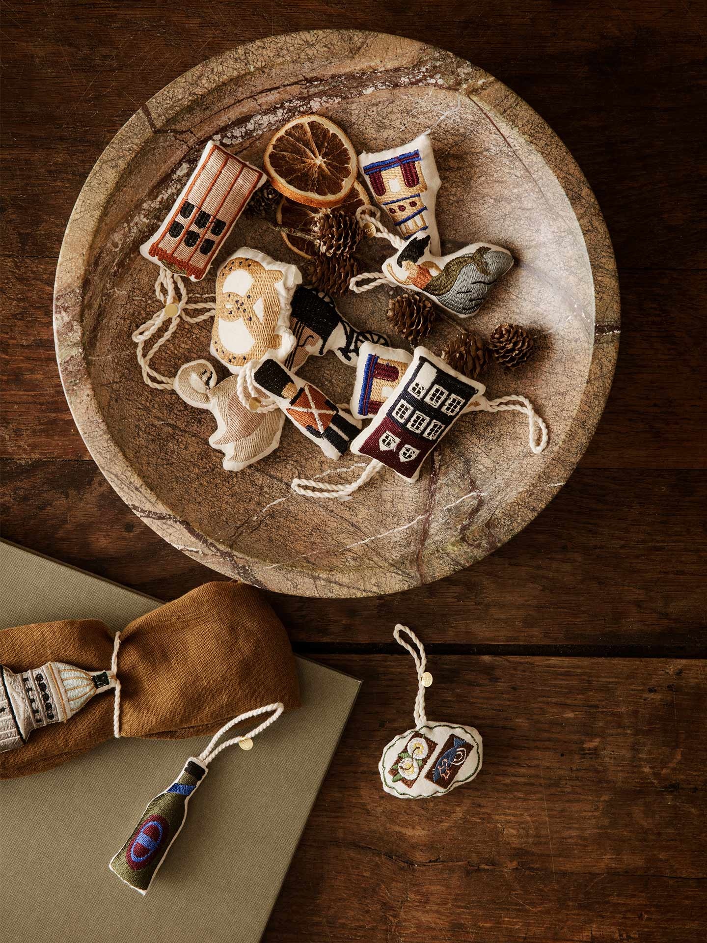 Ferm Living CPH Embroidered Ornament - Nyhavn