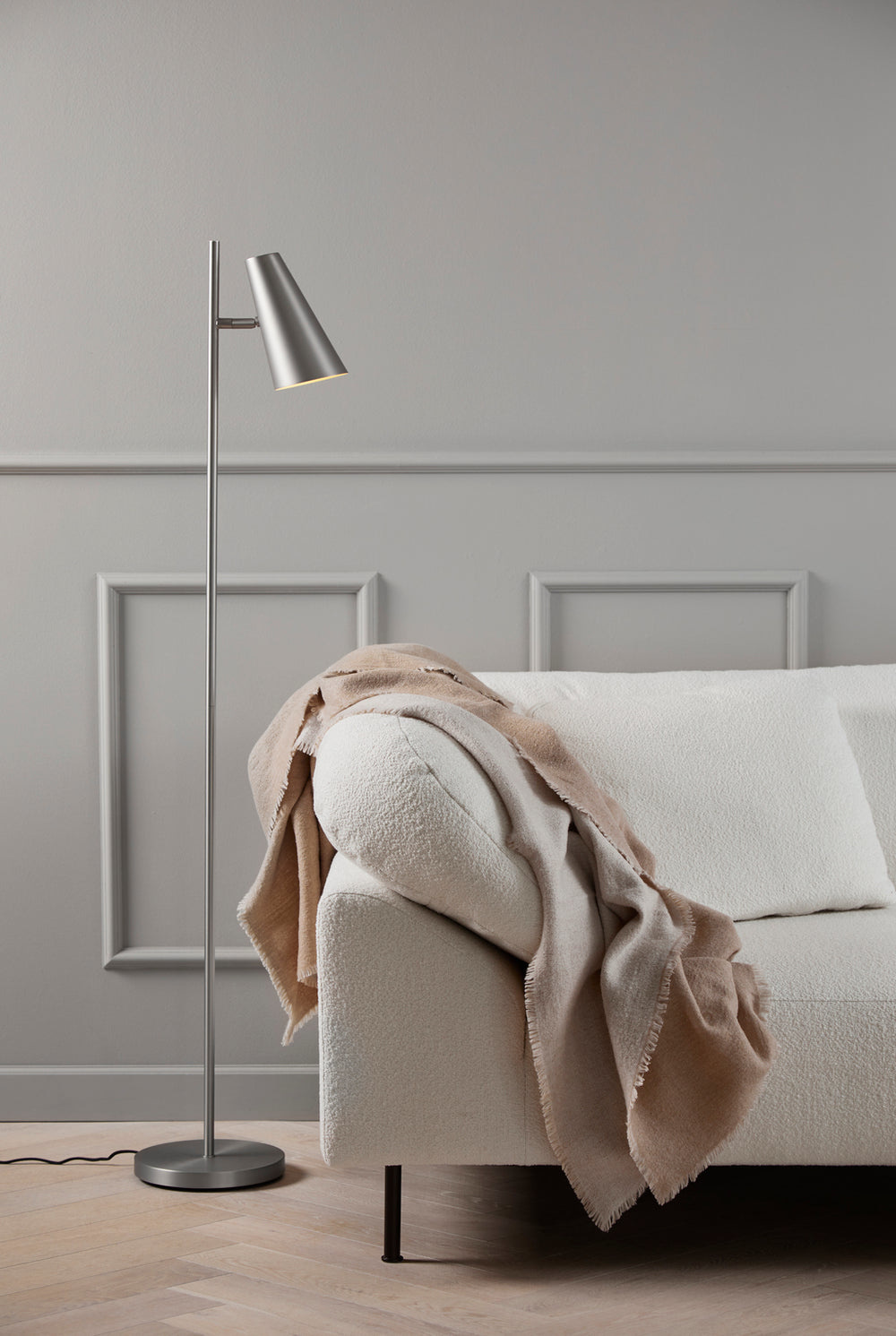 WOUD Double throw Off white / Beige (Approx. 125 x 180 cm)