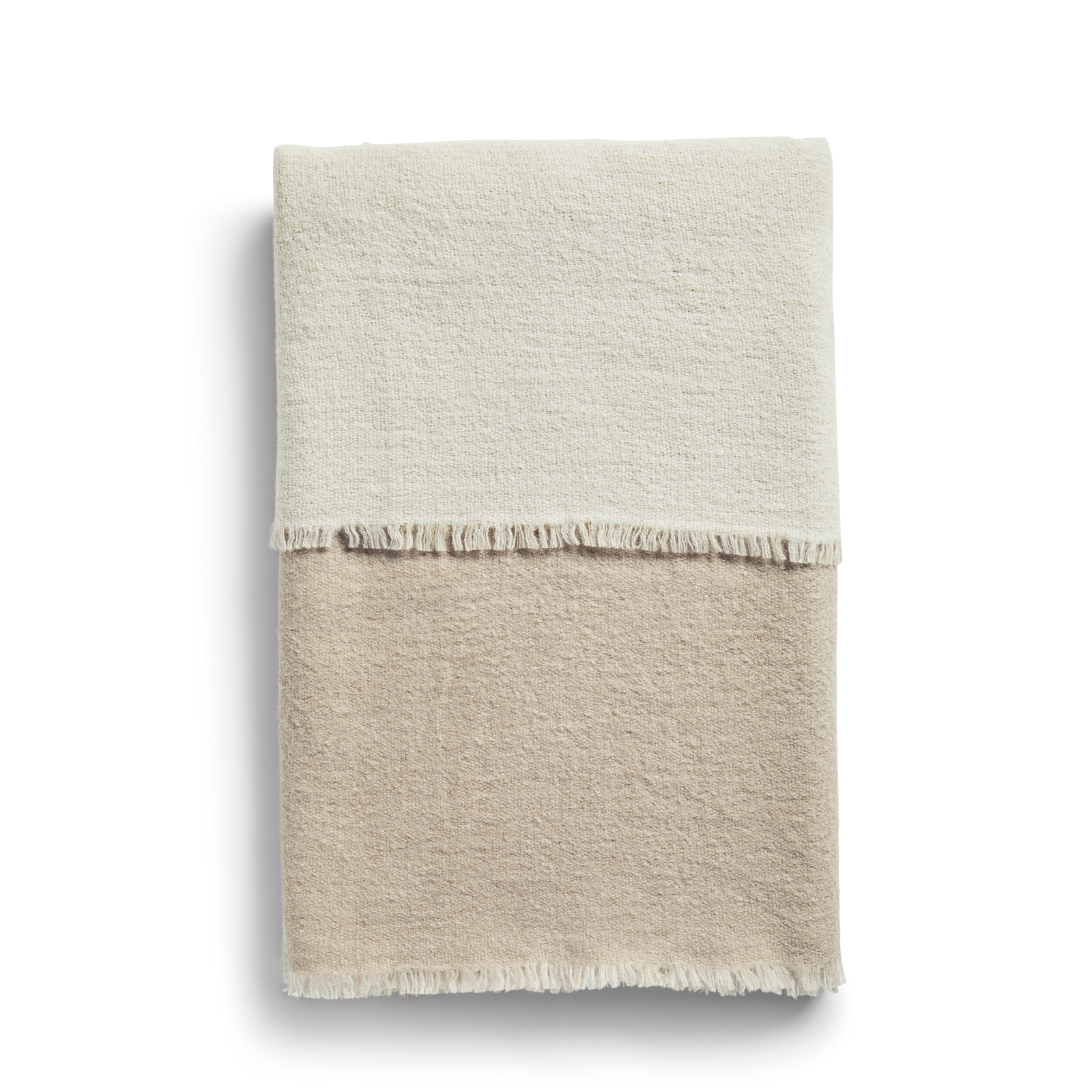 WOUD Double throw Off white / Beige (Approx. 125 x 180 cm)