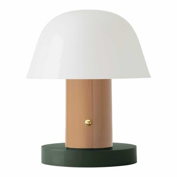 &Tradition Setago JH27 Portable Lamp - Nude & Forest