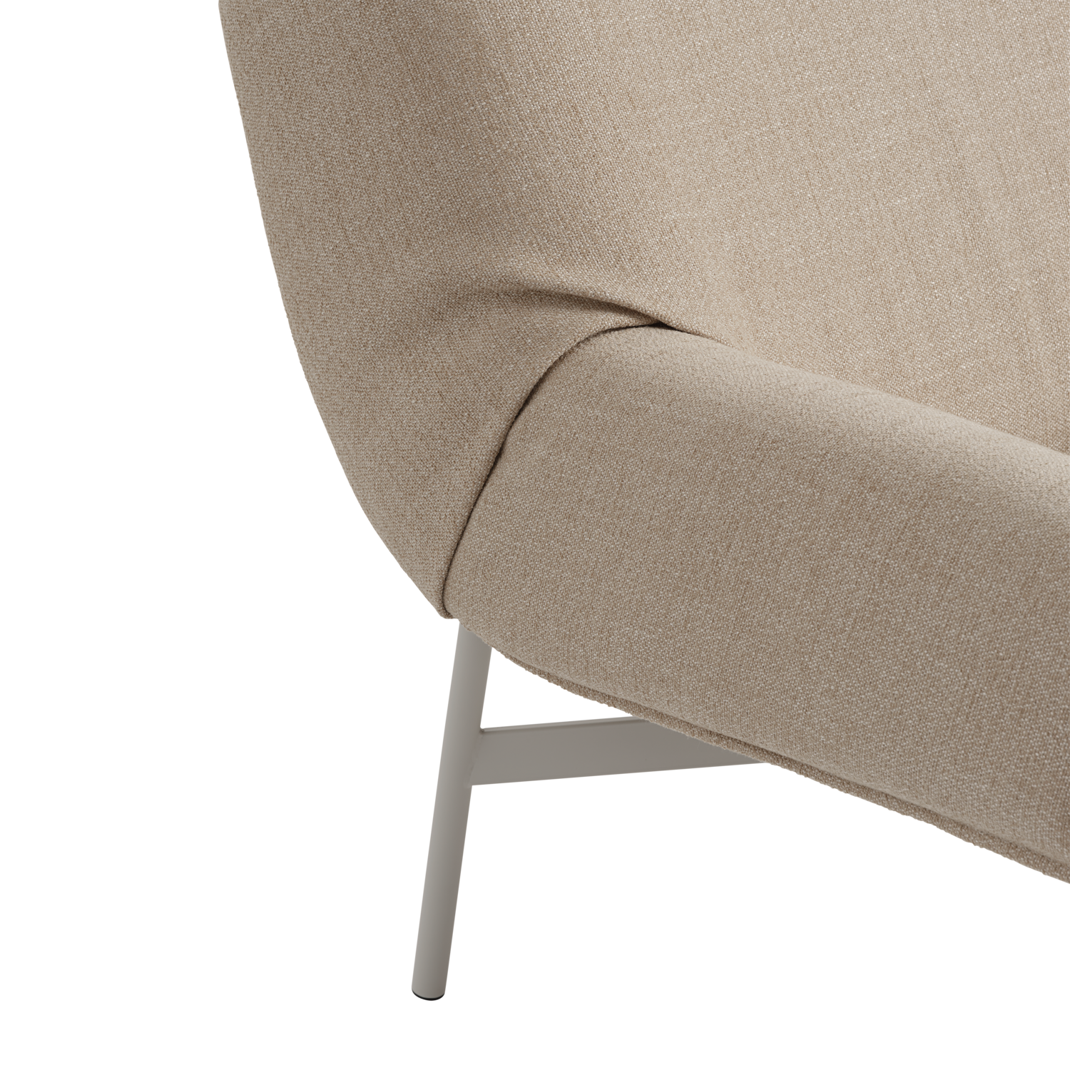 Muuto Wrap Lounge Chair - Ecriture 240/Grey