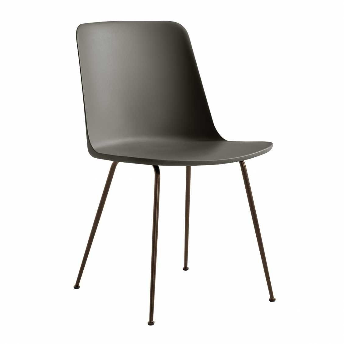 &Tradition Rely Chair HW6 - Bronzed Base