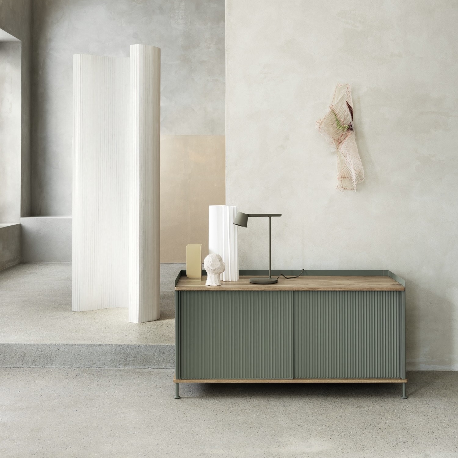 Muuto Enfold Sideboard - Low - Black/Black