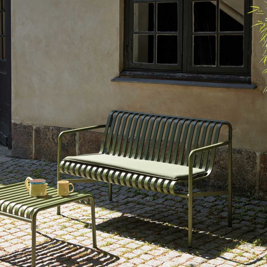 HAY Palissade Dining Bench w/ armrest