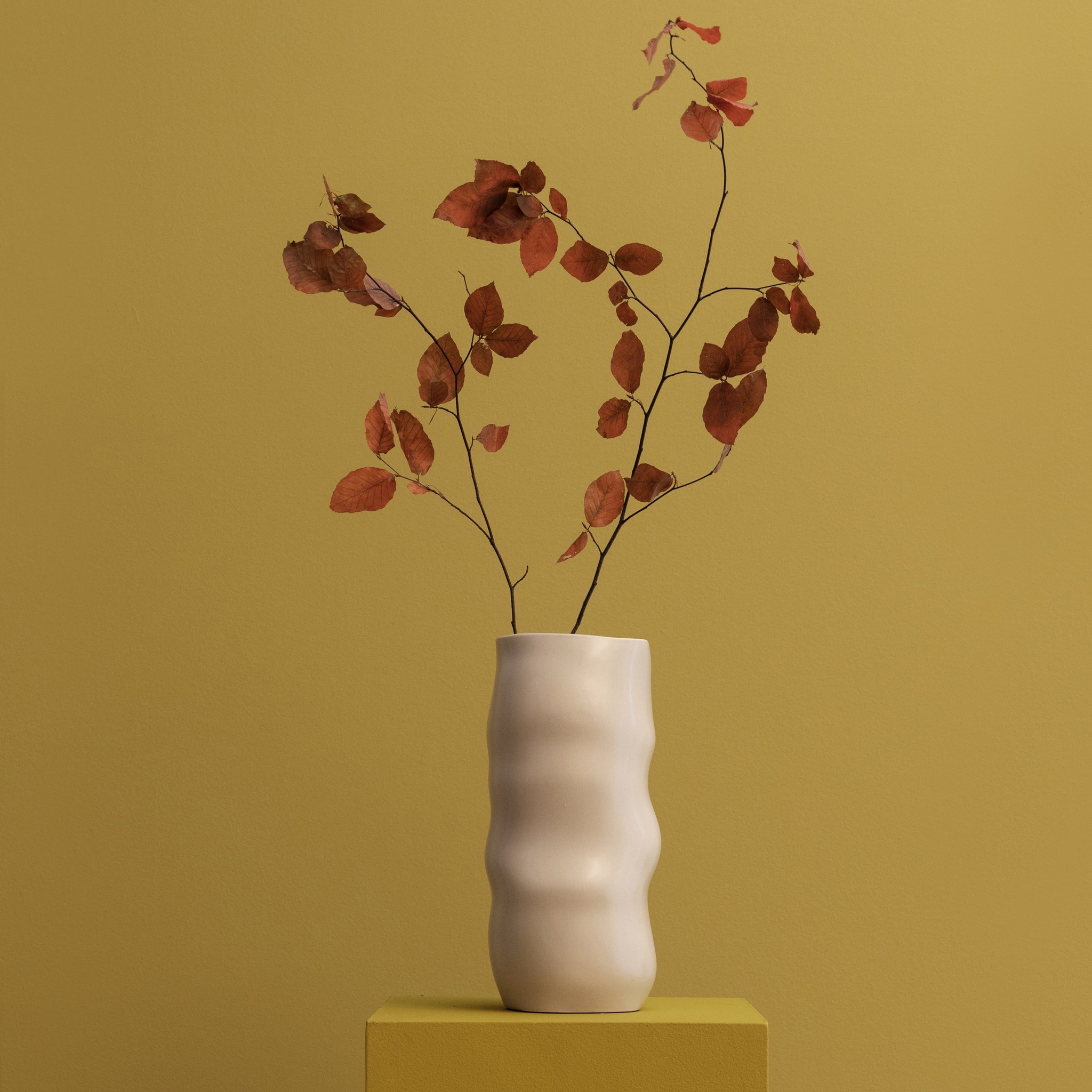 STUDIO HENK Blob vaas beige