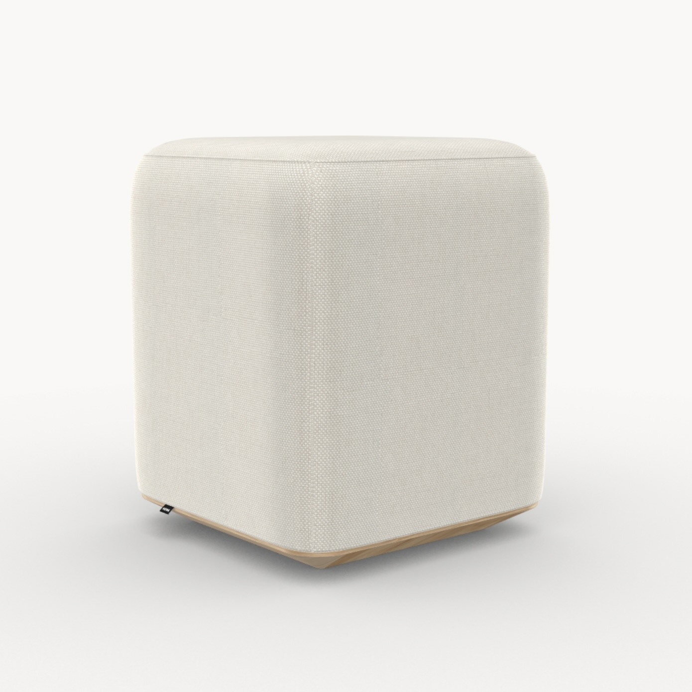 STUDIO HENK Poef Otto S - Eiken naturel light - Steelcut 2 220 - SHOWROOM MODEL