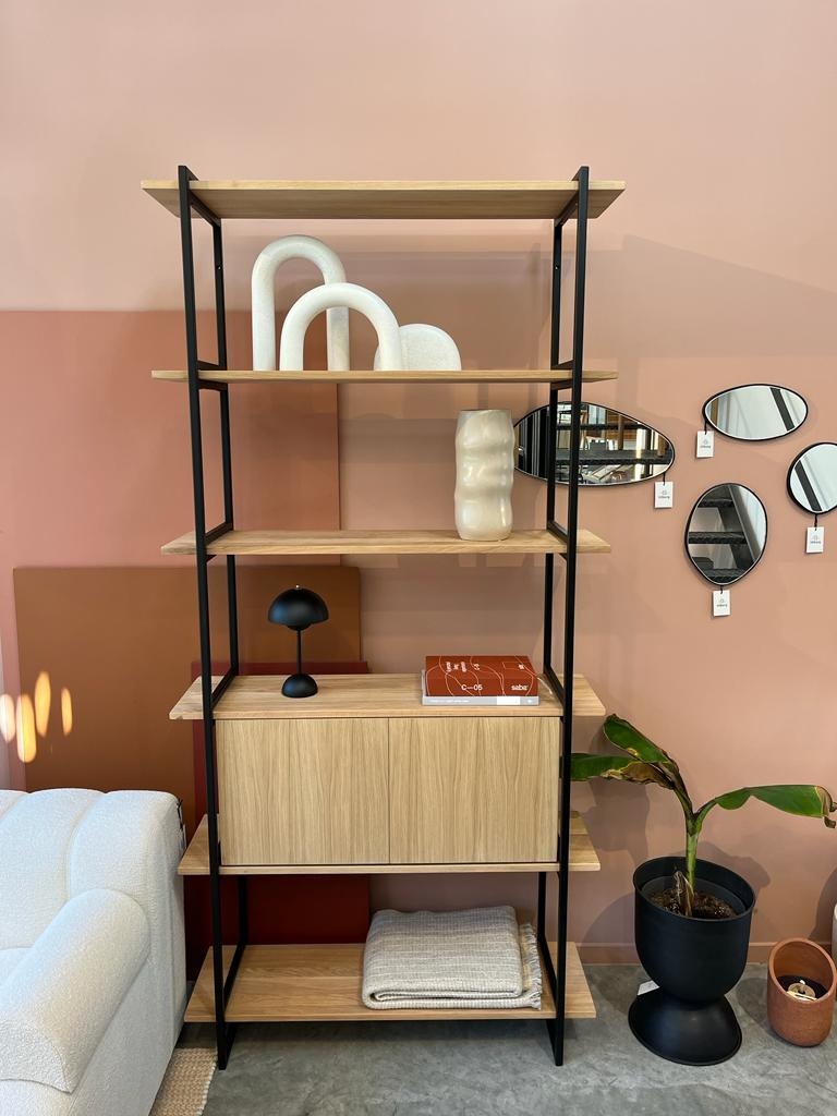 STUDIO HENK Modular Cabinet MC-6L - Eiken natural light hardwax olie/Black