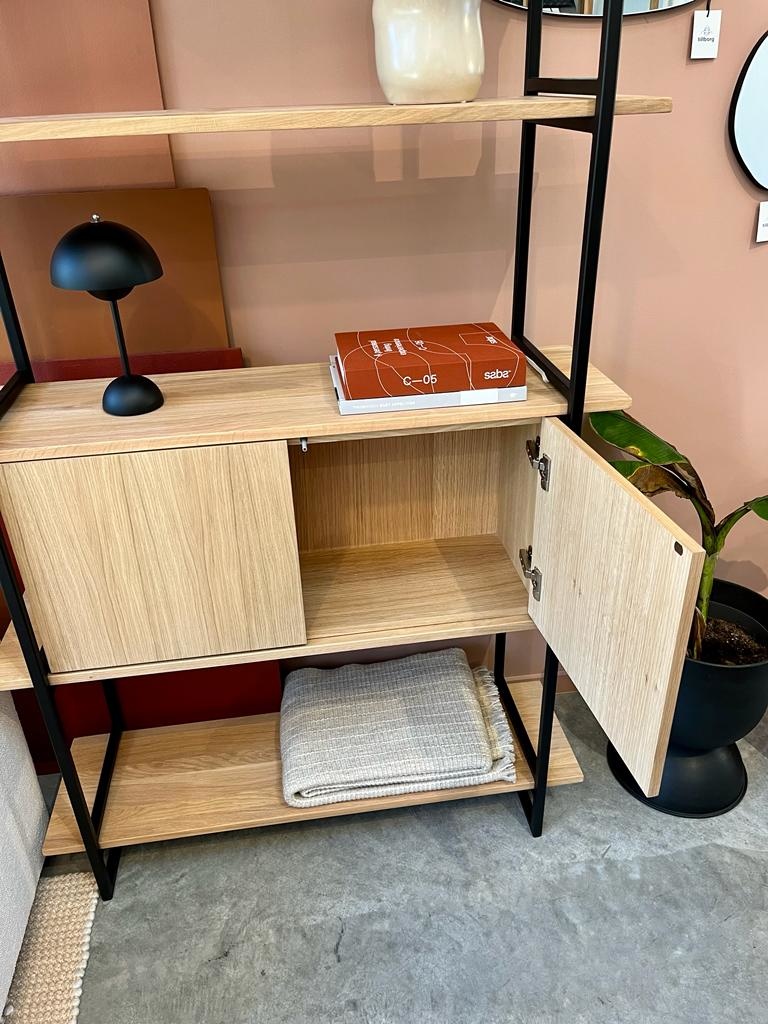 STUDIO HENK Modular Cabinet MC-6L - Eiken natural light hardwax olie/Black