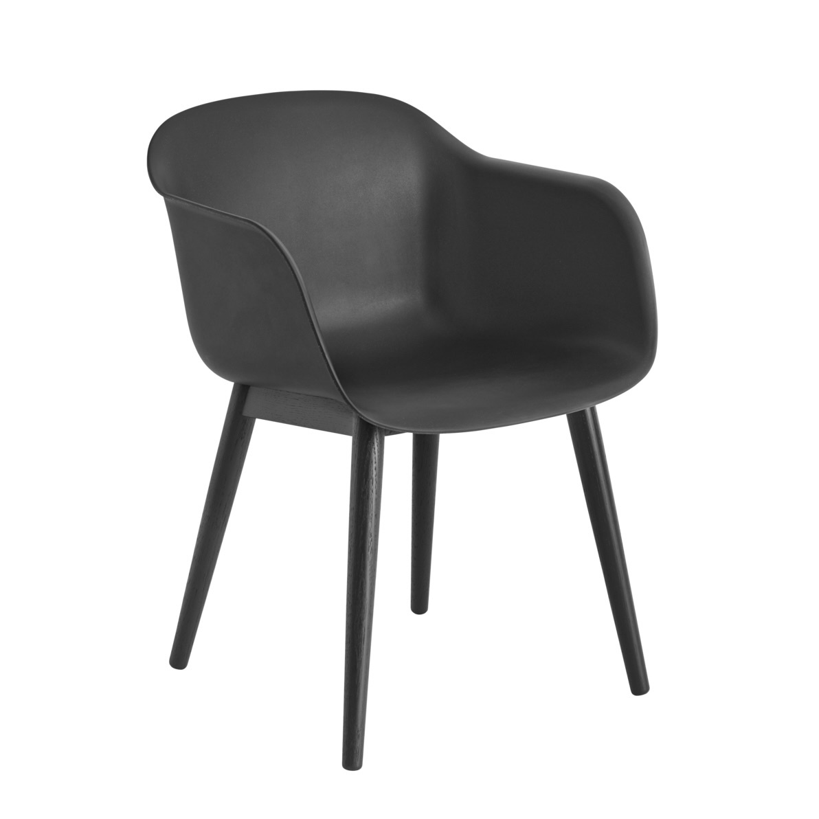 Muuto Fiber Armchair Wood Base