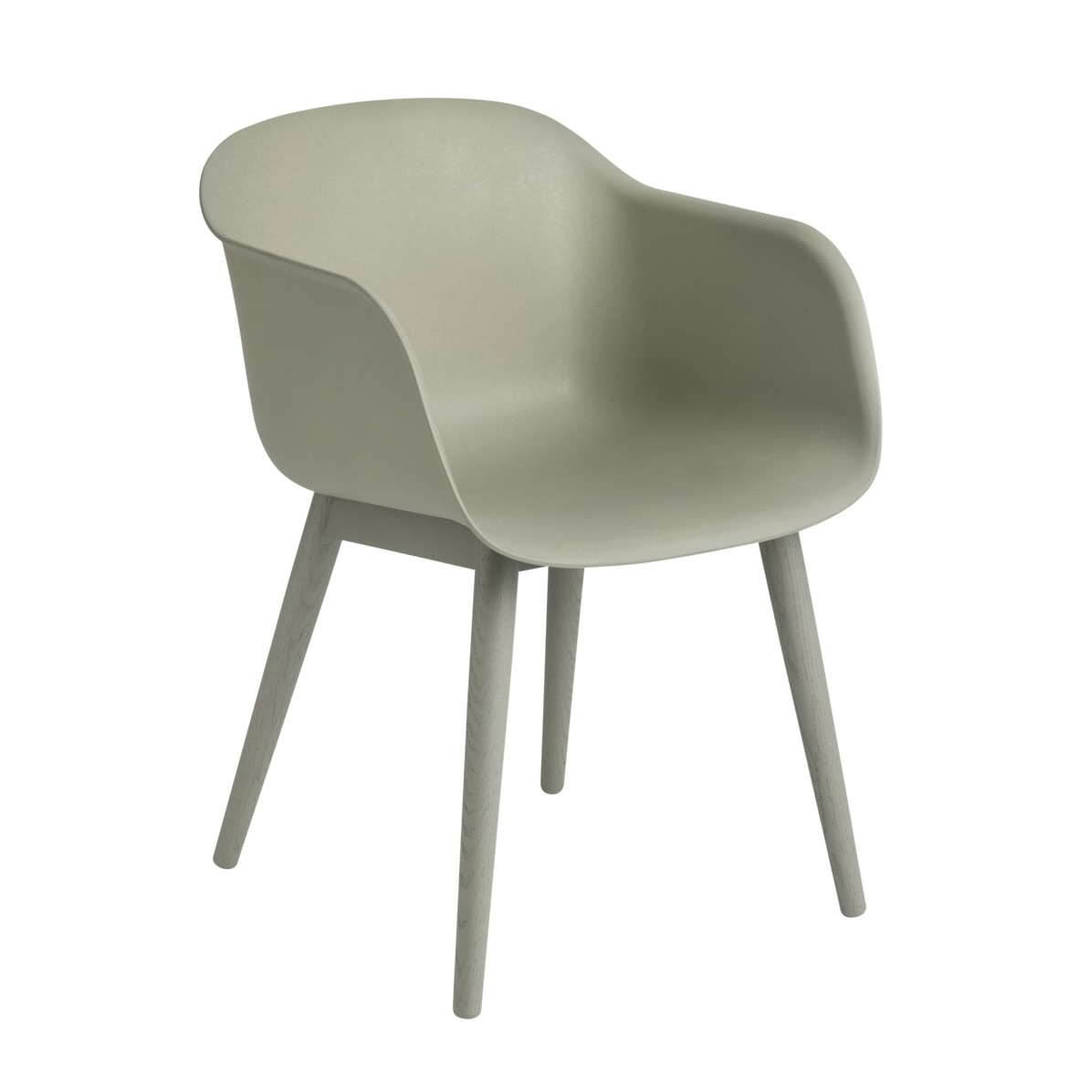 Muuto Fiber Armchair Wood Base