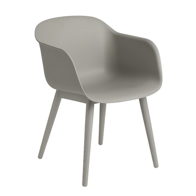 Muuto Fiber Armchair Wood Base