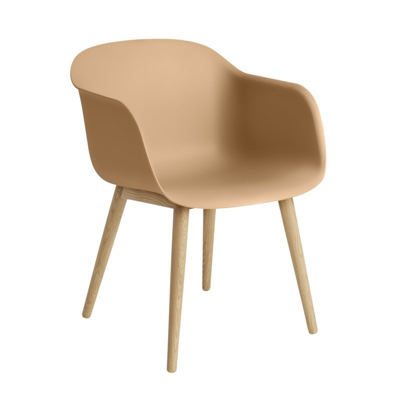 Muuto Fiber Armchair Wood Base