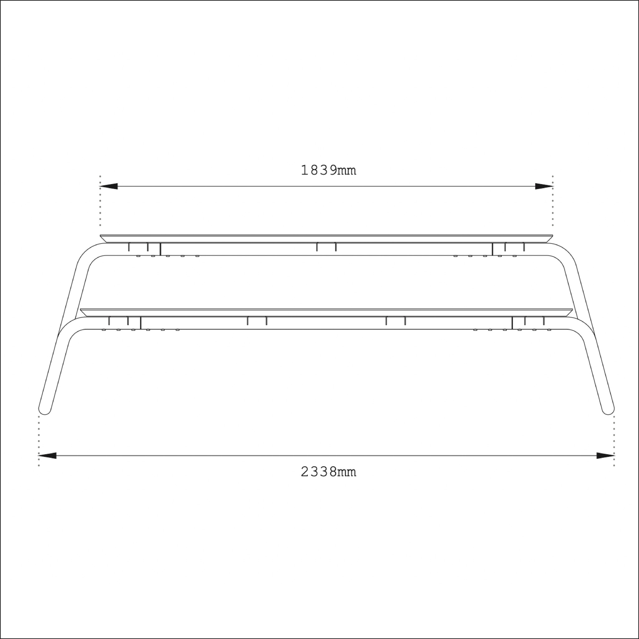 WÜNDER The Table Small 235 cm