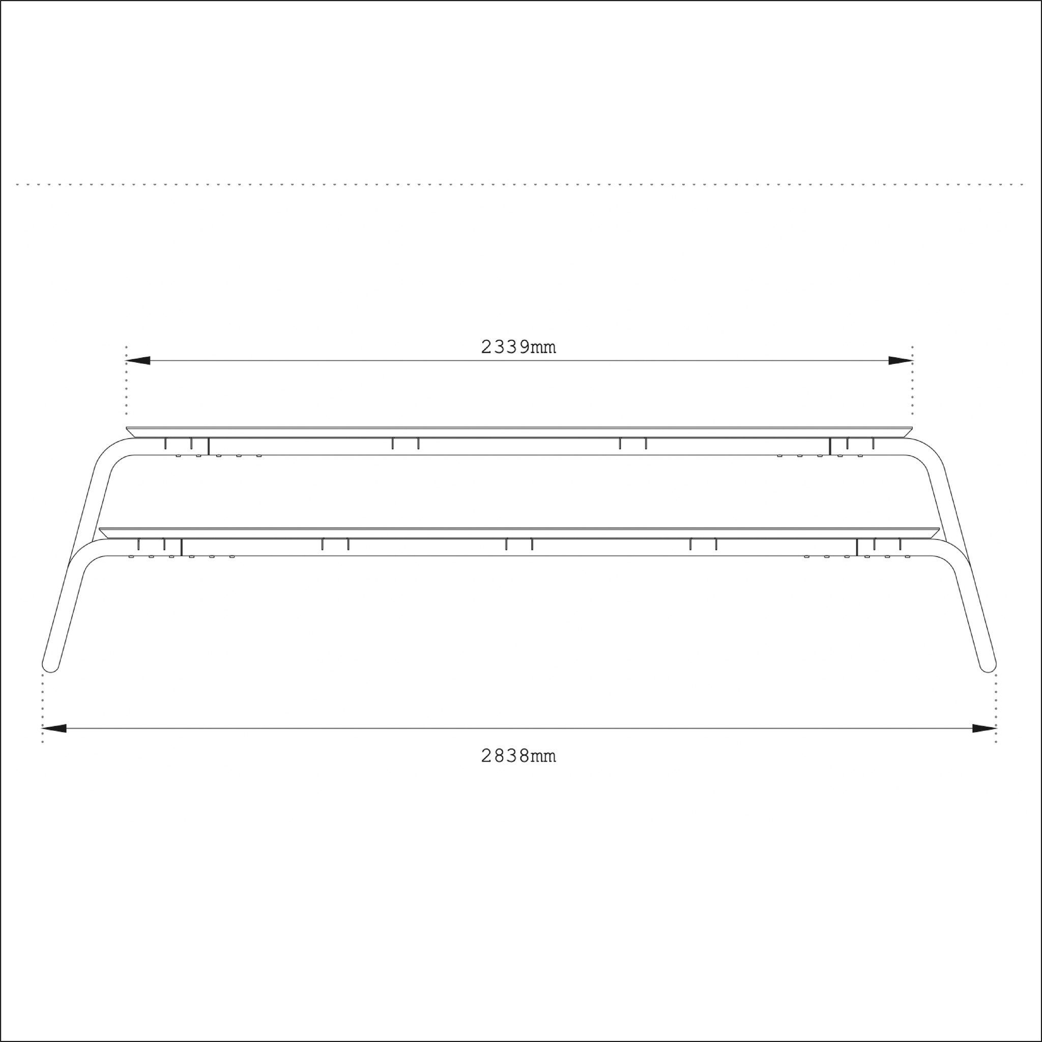 WÜNDER The Table Medium 285 cm