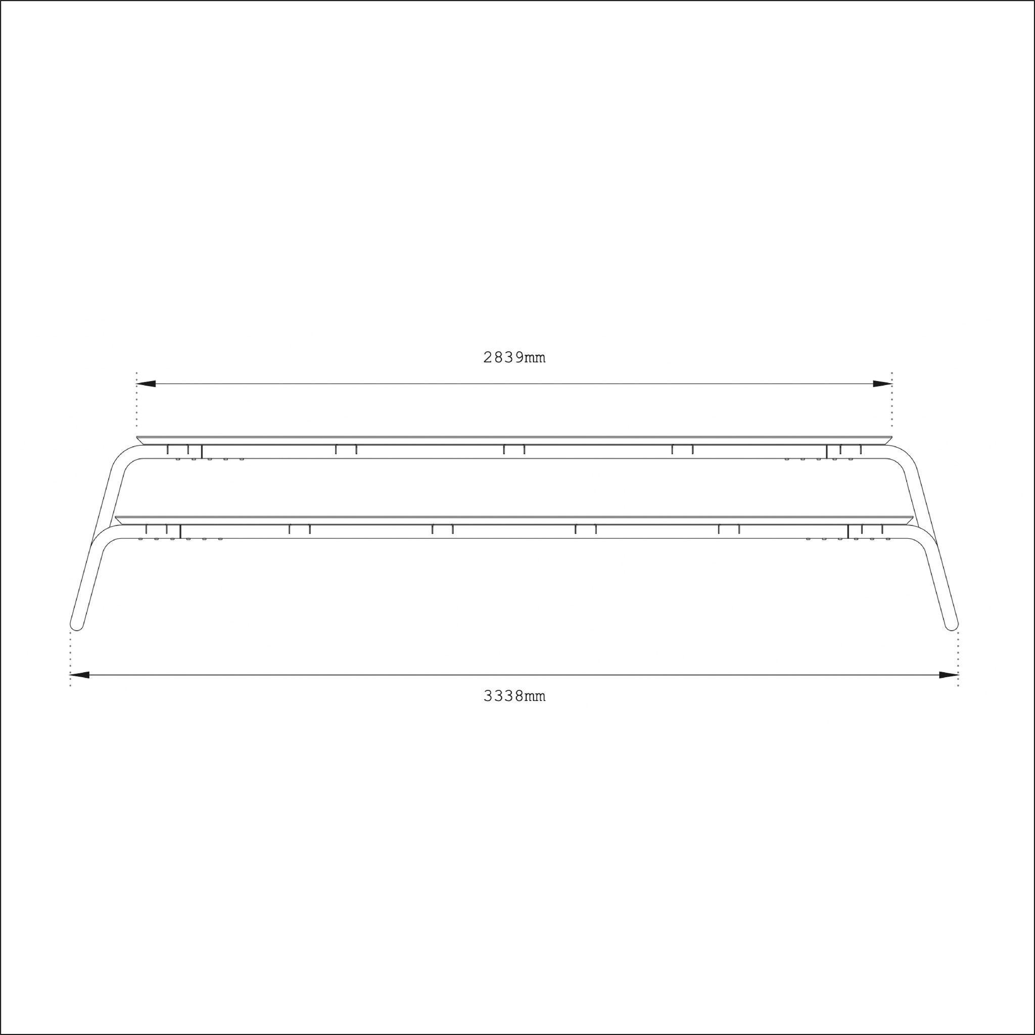 WÜNDER The Table Large 335 cm